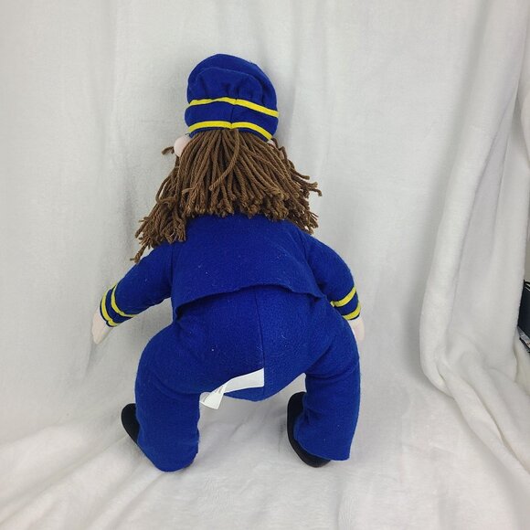 Rumpus Corp The Postman Stuffed Doll Mailman Uniform 1997 Vintage Sitting - Picture 3 of 8